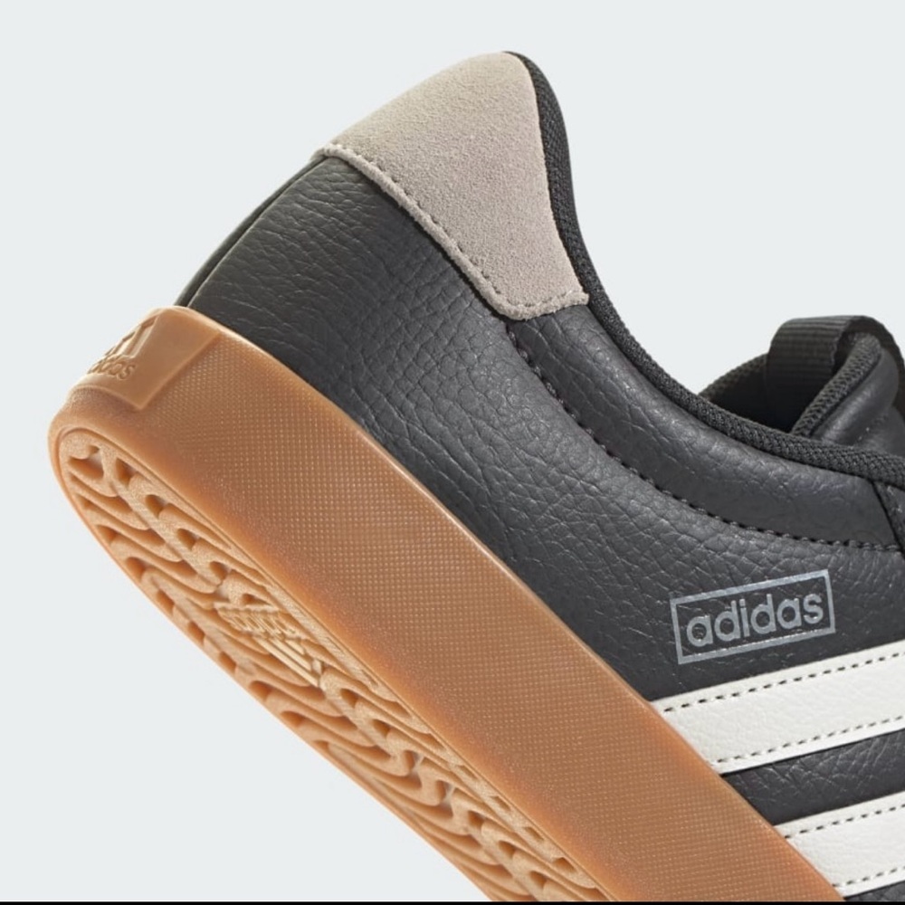 ADIDAS MEN VL COURT LOW SNEAKERS - BLACK/CORE - SIZE MULTI (BRAND NEW) - Picture 4 of 7